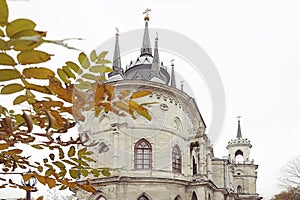 Old russian neogotic church photo