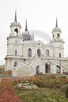 Old russian neogotic church photo