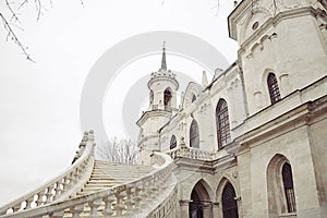 Old russian neogotic church photo