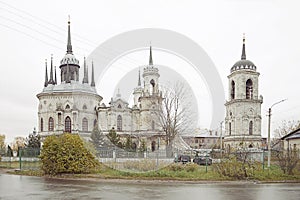 Old russian neogotic church photo