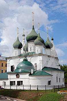 Old Russian orthodox church building.