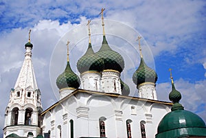 Old Russian orthodox church building.