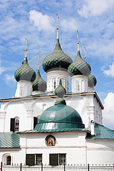 Old Russian orthodox church building.