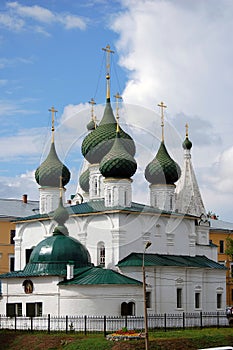 Old Russian orthodox church building.