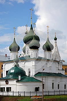 Old Russian orthodox church building.