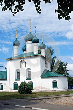 Old Russian orthodox church building.