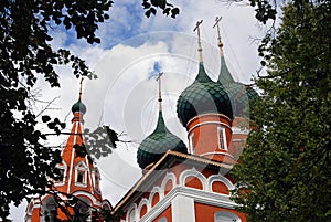 Old Russian orthodox church building.