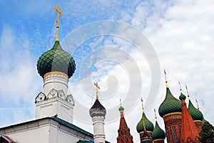 Old Russian orthodox church building.