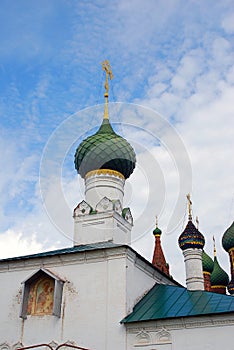 Old Russian orthodox church building.