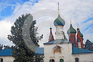 Old Russian orthodox church building.