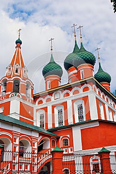 Old Russian orthodox church building.