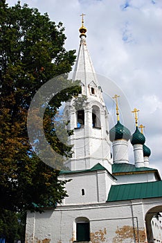 Old Russian orthodox church building.