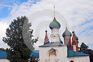 Old Russian orthodox church building.