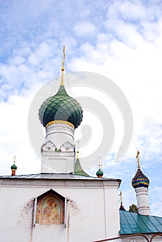 Old Russian orthodox church building.