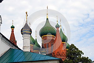Old Russian orthodox church of Saint Nicholas building.