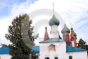 Old Russian orthodox church of Saint Nicholas building.