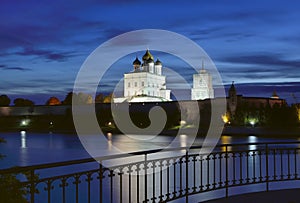 The Old Russian Pskov Kremlin