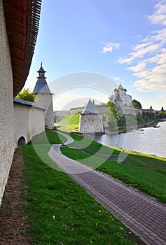 The Old Russian Pskov Kremlin