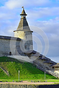 The Old Russian Pskov Kremlin