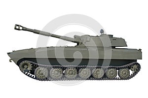 Old Russian self-propelled gun.