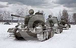 Old Russian Tanks