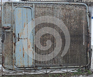 Old Rust Metal Gates Door
