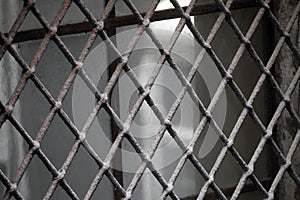 The old rust star iron floor pattern background