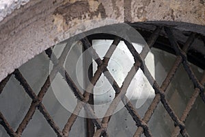 The old rust star iron floor pattern background