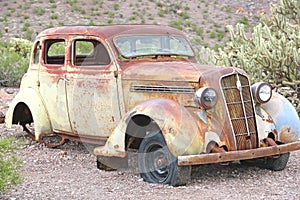 Old rusted car