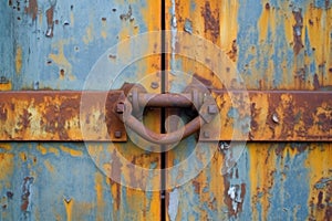 old, rusted door handle