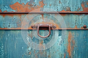 old, rusted door handle