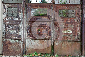 Old rusted gate.