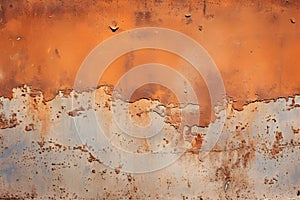 Old, rusted metal surface, graphic background creating a unique industrial atmosphere