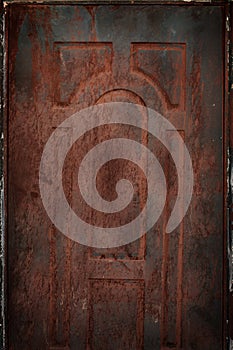 Old rusted tin background and texture