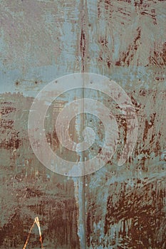 Old rusted tin background and texture