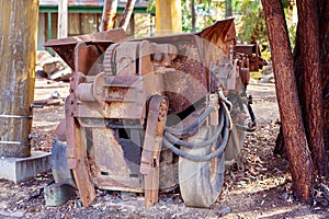 Old Rusted Tipper Once Used To Cart Ore