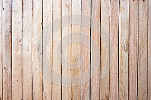 Old and rustic brown color wooden plank texture and background.