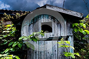 Old rustic farm house