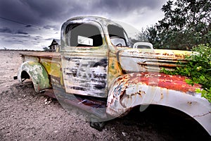 Old rustic truck
