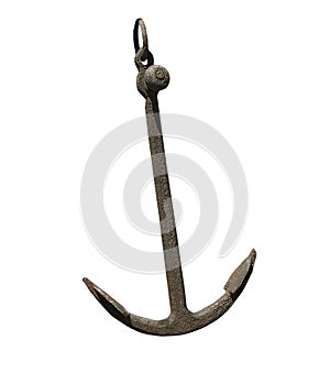 Old rusty anchor