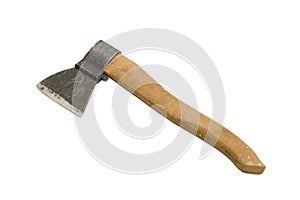 Old rusty axe