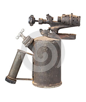 Old rusty blowtorch