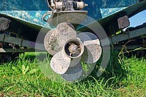 Boat engine propeller