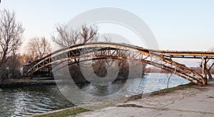 Old rusty bridge