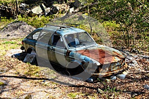 Old rusty car