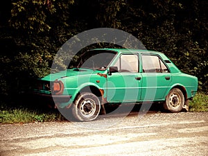 Old rusty car