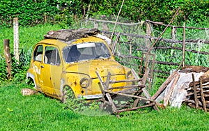 Old rusty car