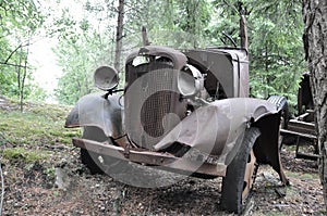 Old rusty car