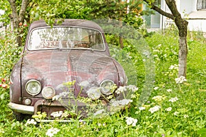 Old rusty car