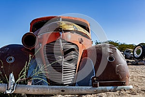 Abandoned car from Solitaire, Namibia